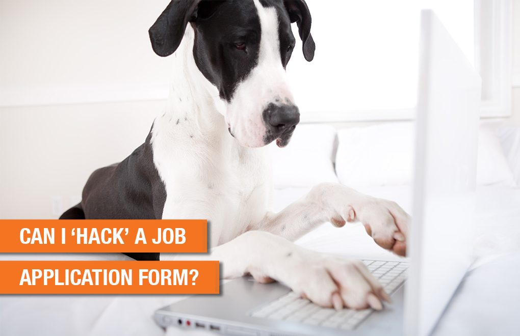 Can I ‘hack’ a job application form?
